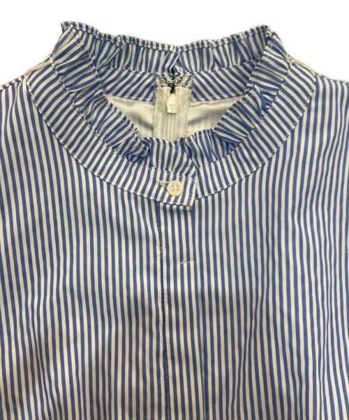 Apuweiser-riche（アプワイザーリッシェ）Apuweiser-riche (アプワイザーリッシェ) ティアードストライプワンピース　22169420 ブルー×ホワイト サイズ:2の古着・服飾アイテム