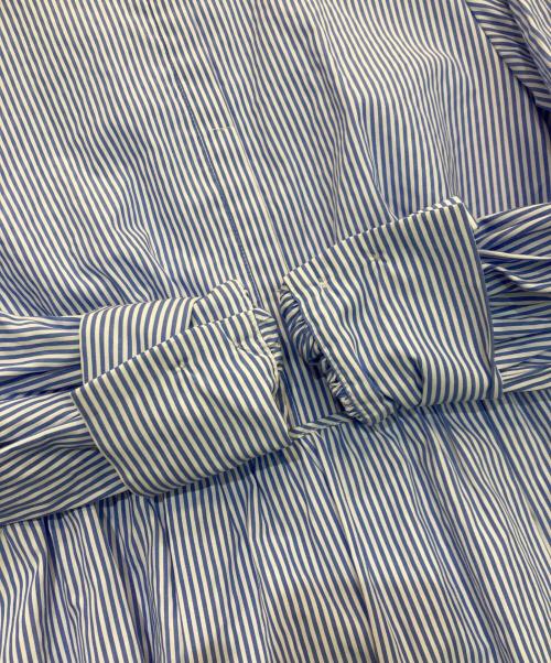 Apuweiser-riche（アプワイザーリッシェ）Apuweiser-riche (アプワイザーリッシェ) ティアードストライプワンピース　22169420 ブルー×ホワイト サイズ:2の古着・服飾アイテム