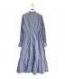 Apuweiser-riche (アプワイザーリッシェ) ティアードストライプワンピース　22169420 ブルー×ホワイト サイズ:2：4500円