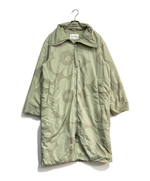 marimekko（マリメッコ）marimekko (マリメッコ) OPTIMI / UNIKKO 中綿コート グリーン サイズ:XSの古着・服飾アイテム
