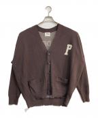 ST.JOHNS 3RD CLUBセントジョンズサードクラブ）の古着「PHILADELPHIA ニット カーディガン(フィラデルフィアニットカーディガン)」｜ブラウン