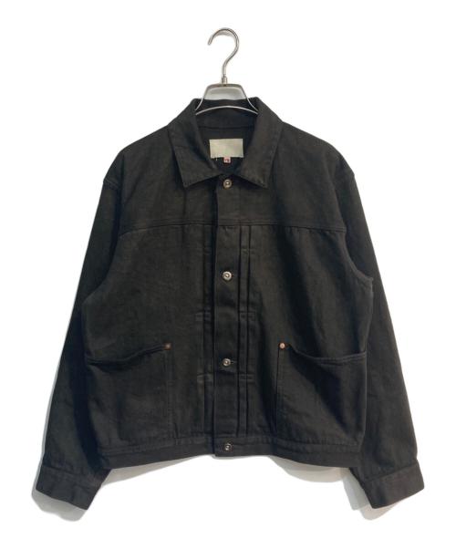 yokosakamoto（ヨウコサカモト）YOKOSAKAMOTO (ヨウコサカモト) PLEATS BLOUSE　25SS　YS-25SS-16 kakishibu サイズ:Sの古着・服飾アイテム