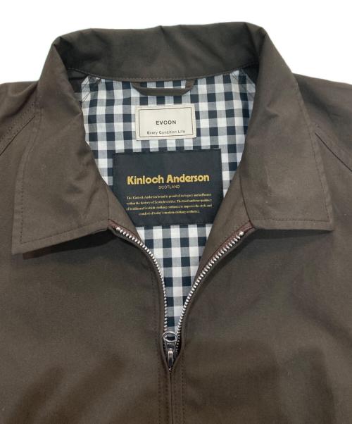 Kinloch Anderson（キンロックアンダーソン）Kinloch Anderson (キンロックアンダーソン) EVCON (エビコン) DRIZZLER JACKET　 25SS　251-91401 ブラウン サイズ:2の古着・服飾アイテム