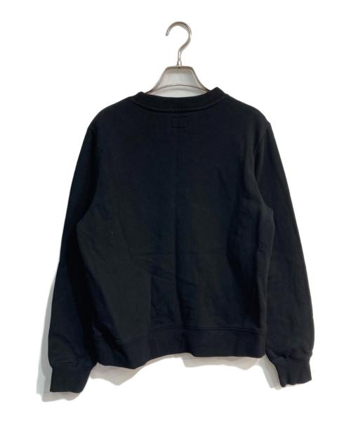 EVISU（エヴィス）EVISU (エビス) ロゴ刺繍入りフローラルプリントレギュラーフィットスウェットシャツ　2EAHTW3SW4088XXFL ブラック サイズ:Mの古着・服飾アイテム