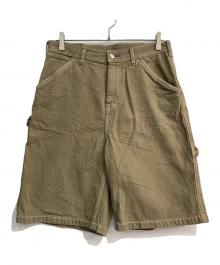 EVISU（エヴィス）の古着「Allover Logo Jacquard Shorts with Multiple Pockets　2ESHTM3SH207RXCT」｜グリーン
