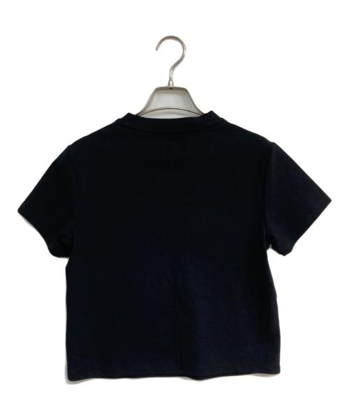EVISU（エヴィス）EVISU (エビス) カラフルなラインストーンロゴ スリムフィットTシャツ　2ESHTW4TS4086SLCT ブラック サイズ:Mの古着・服飾アイテム