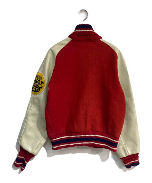 hysterics（ヒステリックス）hysterics (ヒステリックス) ワッペンスタジャン　USA製　2AB-4029 レッド サイズ:42の古着・服飾アイテム