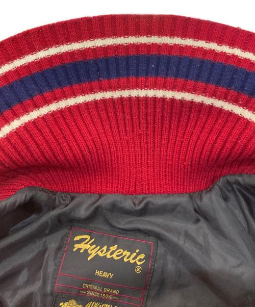 hysterics（ヒステリックス）hysterics (ヒステリックス) ワッペンスタジャン　USA製　2AB-4029 レッド サイズ:42の古着・服飾アイテム