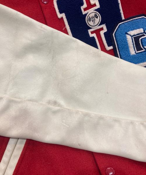 hysterics（ヒステリックス）hysterics (ヒステリックス) ワッペンスタジャン　USA製　2AB-4029 レッド サイズ:42の古着・服飾アイテム