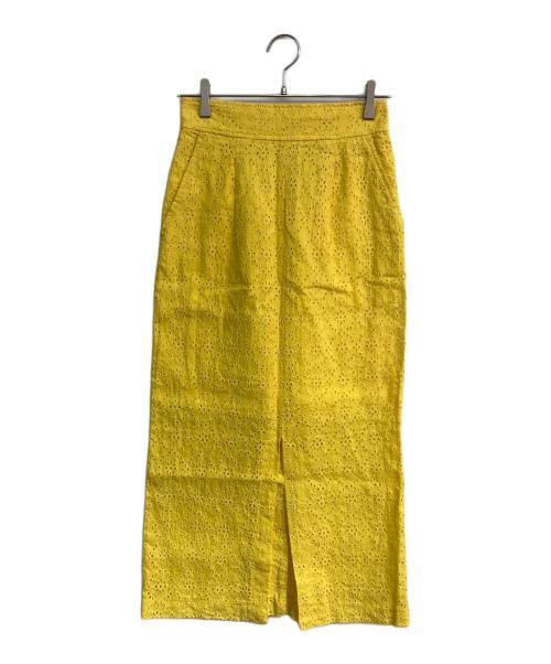 Ron Herman（ロンハーマン）Ron Herman (ロンハーマン) カットワークスカート　3910500045 イエロー サイズ:S 未使用品の古着・服飾アイテム