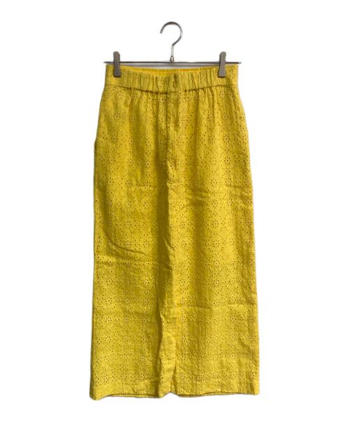 Ron Herman（ロンハーマン）Ron Herman (ロンハーマン) カットワークスカート　3910500045 イエロー サイズ:S 未使用品の古着・服飾アイテム