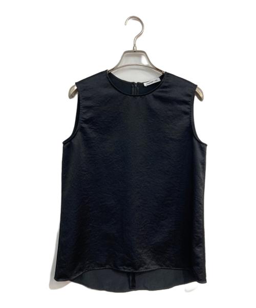 EVERYDAY I LIKE.（エヴリデイ アイ ライク）EVERYDAY I LIKE. (エヴリデイ アイ ライク) Minimal Satin ブラウス Deuxieme Classe　24051500801010 ブラック サイズ:-の古着・服飾アイテム