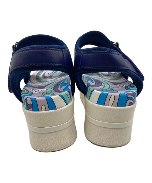 ANNE COQUINE（アンコキーヌ）Anne Coquine (アンコキーヌ) スポーツサンダル パープル×ブルー サイズ:23-23.5㎝の古着・服飾アイテム