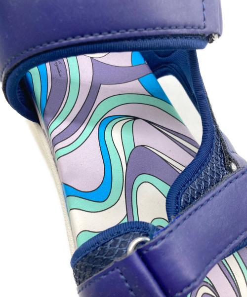 ANNE COQUINE（アンコキーヌ）Anne Coquine (アンコキーヌ) スポーツサンダル パープル×ブルー サイズ:23-23.5㎝の古着・服飾アイテム