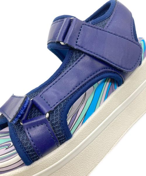 ANNE COQUINE（アンコキーヌ）Anne Coquine (アンコキーヌ) スポーツサンダル パープル×ブルー サイズ:23-23.5㎝の古着・服飾アイテム