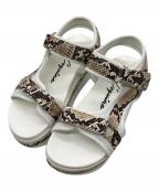 ANNE COQUINEアンコキーヌ）の古着「スポーツサンダル」｜ブラウン×ホワイト