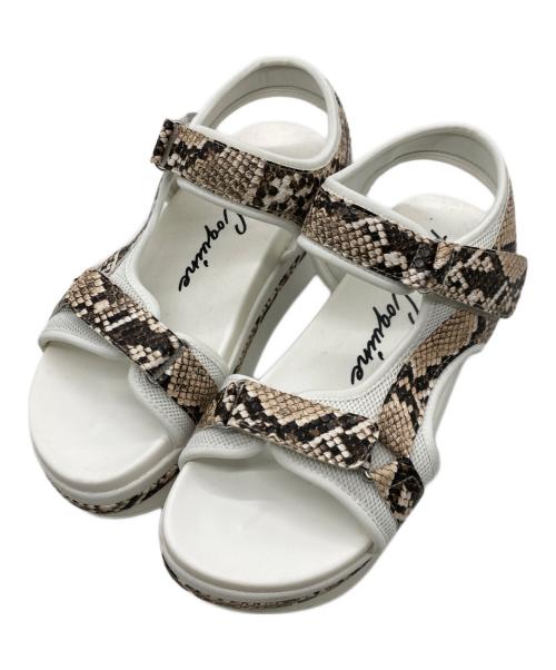 ANNE COQUINE（アンコキーヌ）Anne Coquine (アンコキーヌ) スポーツサンダル ブラウン×ホワイト サイズ:23-23.5㎝の古着・服飾アイテム