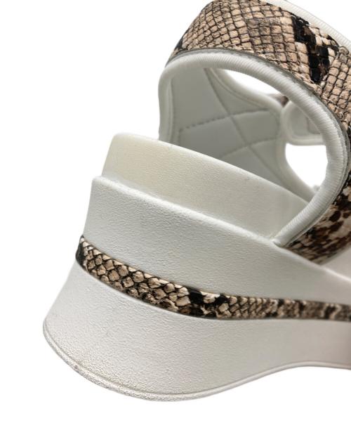 ANNE COQUINE（アンコキーヌ）Anne Coquine (アンコキーヌ) スポーツサンダル ブラウン×ホワイト サイズ:23-23.5㎝の古着・服飾アイテム