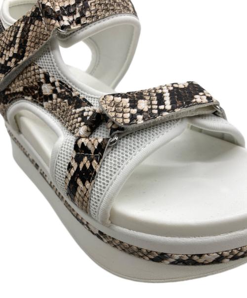 ANNE COQUINE（アンコキーヌ）Anne Coquine (アンコキーヌ) スポーツサンダル ブラウン×ホワイト サイズ:23-23.5㎝の古着・服飾アイテム