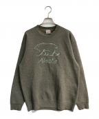 ONEITAオニータ）の古着「刺繍スウェット　 90‘S」｜グリーン
