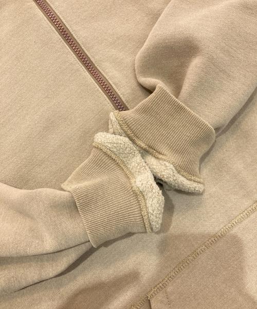 REMI RELIEF（レミレリーフ）REMI RELIEF (レミレリーフ) BRIEFING (ブリーフィング) ハーフジップスウェット ブラウン サイズ:Sの古着・服飾アイテム