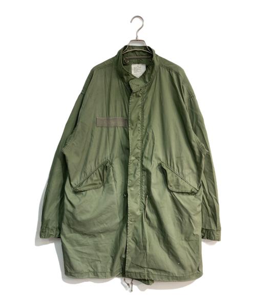 US ARMY（ユーエスアーミー）US ARMY (ユーエスアーミー) M-65 Fishtail Parka　80s DLA-100-83-0441 コートのみ　　8415-00-782-3219 カーキ サイズ:Lの古着・服飾アイテム