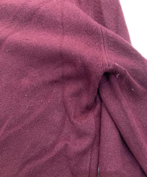 smith&telford（スミス＆テルフォールド）smith&telford (スミス＆テルフォールド) カシミヤVネックニット　 スコットランド製 ボルドー サイズ:46の古着・服飾アイテム