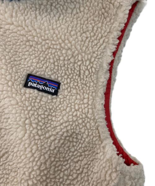 Patagonia（パタゴニア）Patagonia (パタゴニア) キッズ・レトロX・ベスト　65619　キッズ規格 ベージュ サイズ:Mの古着・服飾アイテム
