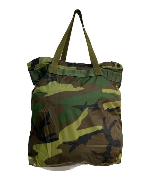 BRIEFING（ブリーフィング）BRIEFING (ブリーフィング) PACKABLE TOTE Woodland Camo　USA製　BRF266219 グリーン サイズ:-の古着・服飾アイテム