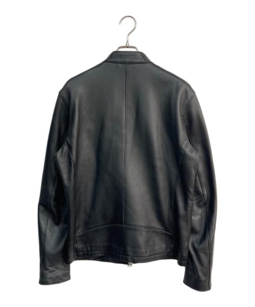 JACKROSE（ジャックローズ）JACKROSE (ジャックローズ) ラムレザーシングルライダースジャケット　254703J ブラック サイズ:4の古着・服飾アイテム