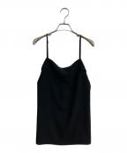 BACCAバッカ）の古着「ジョーゼットサテン キャミソールビスチェ　35-01-44-01006」｜ブラック