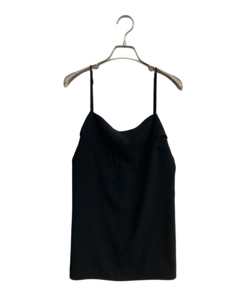 BACCA（バッカ）BACCA (バッカ) ジョーゼットサテン キャミソールビスチェ　35-01-44-01006 ブラック サイズ:36の古着・服飾アイテム