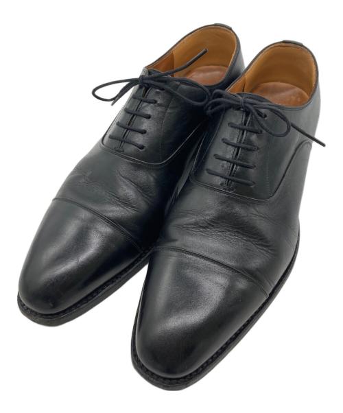 SCOTCH GRAIN（スコッチグレイン）SCOTCH GRAIN (スコッチグレイン) ストレートチップシューズ ブラック サイズ:26.5cmの古着・服飾アイテム