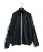FRED PERRYフレッドペリー）の古着「Taped Track Jacket　J4620」｜ブラック