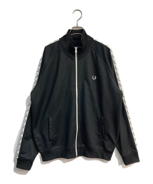 FRED PERRY（フレッドペリー）FRED PERRY (フレッドペリー) Taped Track Jacket　J4620 ブラック サイズ:XLの古着・服飾アイテム