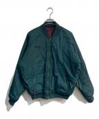 Columbiaコロンビア）の古着「リバーシブルナイロンジャケット 90‘s」｜グリーン×ボルドー
