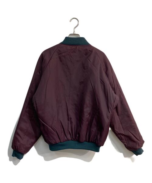 Columbia（コロンビア）Columbia (コロンビア) リバーシブルナイロンジャケット 90‘s グリーン×ボルドー サイズ:Mの古着・服飾アイテム