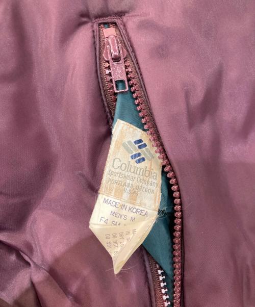 Columbia（コロンビア）Columbia (コロンビア) リバーシブルナイロンジャケット 90‘s グリーン×ボルドー サイズ:Mの古着・服飾アイテム
