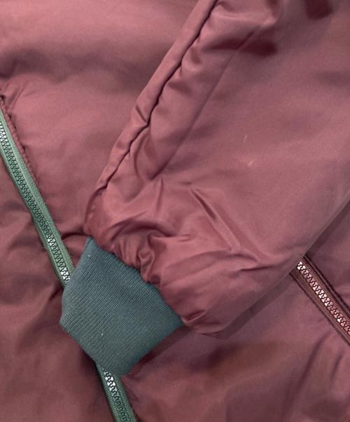 Columbia（コロンビア）Columbia (コロンビア) リバーシブルナイロンジャケット 90‘s グリーン×ボルドー サイズ:Mの古着・服飾アイテム