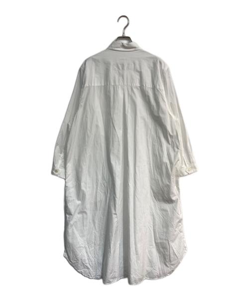 ZUCCA（ズッカ）ZUCCA (ズッカ) スタッズシャツ ワンピース　ZU23FH055 ホワイト サイズ:Mの古着・服飾アイテム