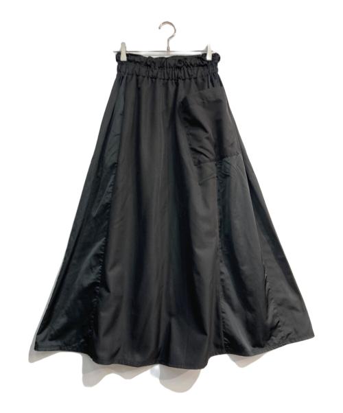 OSMOSIS（オズモーシス）OSMOSIS (オズモーシス) 切替ギャザースカート　595006-313S ブラック サイズ:Freeの古着・服飾アイテム