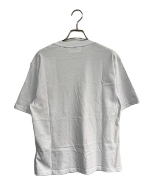 SPORT MAX（スポーツマックス）SPORT MAX (スポーツマックス) ハートプリントTシャツ　2412971051600013 ホワイト×ピンク サイズ:S 未使用品の古着・服飾アイテム