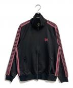 Needlesニードルズ）の古着「Track Jacket Poly Smooth　LQ227」｜ブラック×ピンク