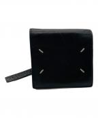 Maison Margielaメゾンマルジェラ）の古着「フォールデッドレザーウォレット」｜ブラック