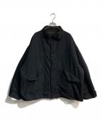 FREAK'S STOREフリークスストア）の古着「ビッグシルエット ライナーセット ショートモッズコート 	24AW　1251248900694」｜ブラック