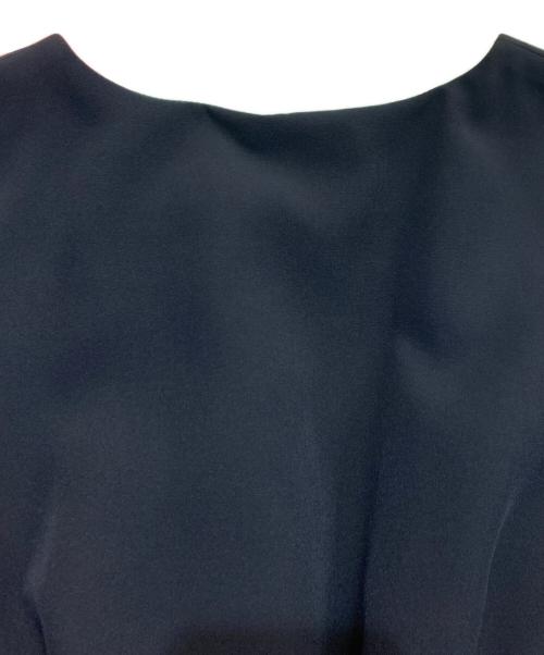 RUIRUE BOUTIQUE（ルイルエブティック）RUIRUE BOUTIQUE (ルイルエブティック) フィット＆フレアロングワンピースドレス ネイビー サイズ:M 未使用品の古着・服飾アイテム