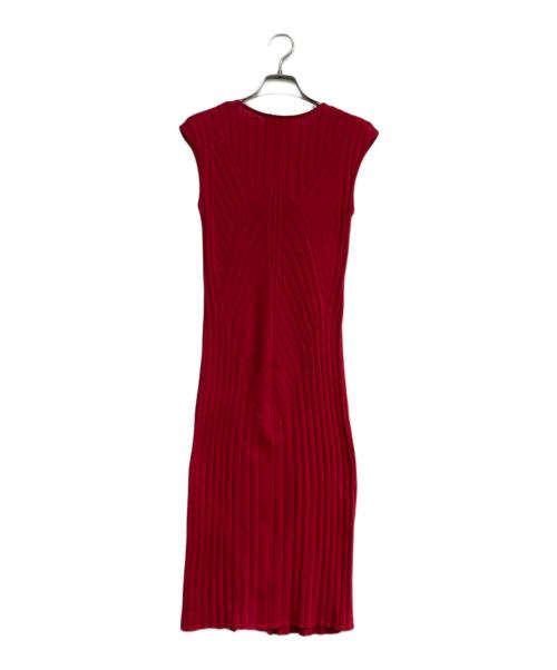 Salvatore Ferragamo（サルヴァトーレ フェラガモ）Salvatore Ferragamo (サルヴァトーレ フェラガモ) ノースリーブワンピース レッド サイズ:XSの古着・服飾アイテム