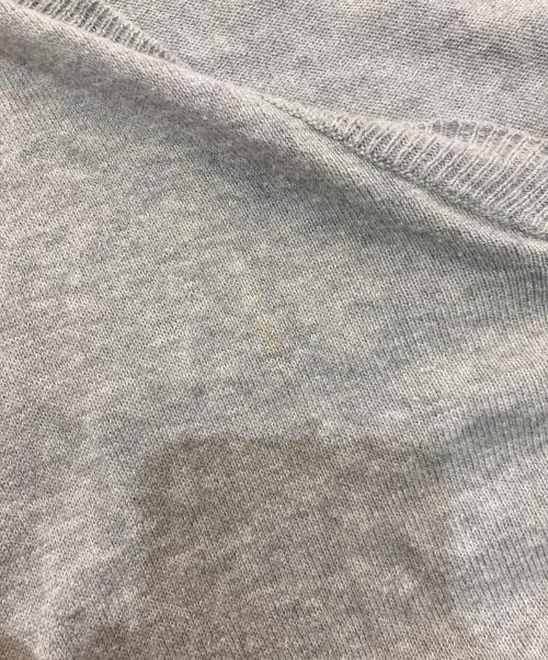 MARTIN MARGIELA（マルタン・マルジェラ）Martin Margiela (マルタン・マルジェラ) アシンメトリーVネックニット　本人期　05SS　白タグ 　31 YM096 グレー サイズ:Lの古着・服飾アイテム