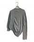 Martin Margiela (マルタン・マルジェラ) アシンメトリーVネックニット　本人期　05SS　白タグ 　31 YM096 グレー サイズ:L：10000円