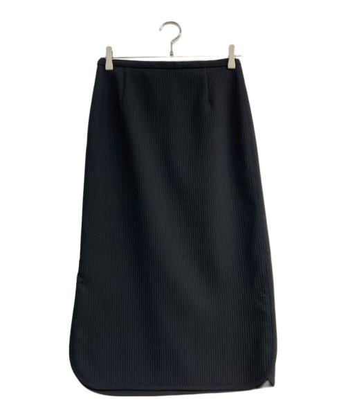 feeripue（フィーリック）feeripue (フィーリック) キルトラーレヘムラインスカート B0242FFS070 ブラック サイズ:2の古着・服飾アイテム